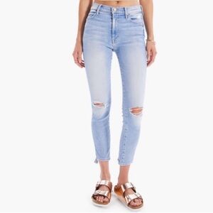 Mother The Stunner Ankle Zip Chew, size 25